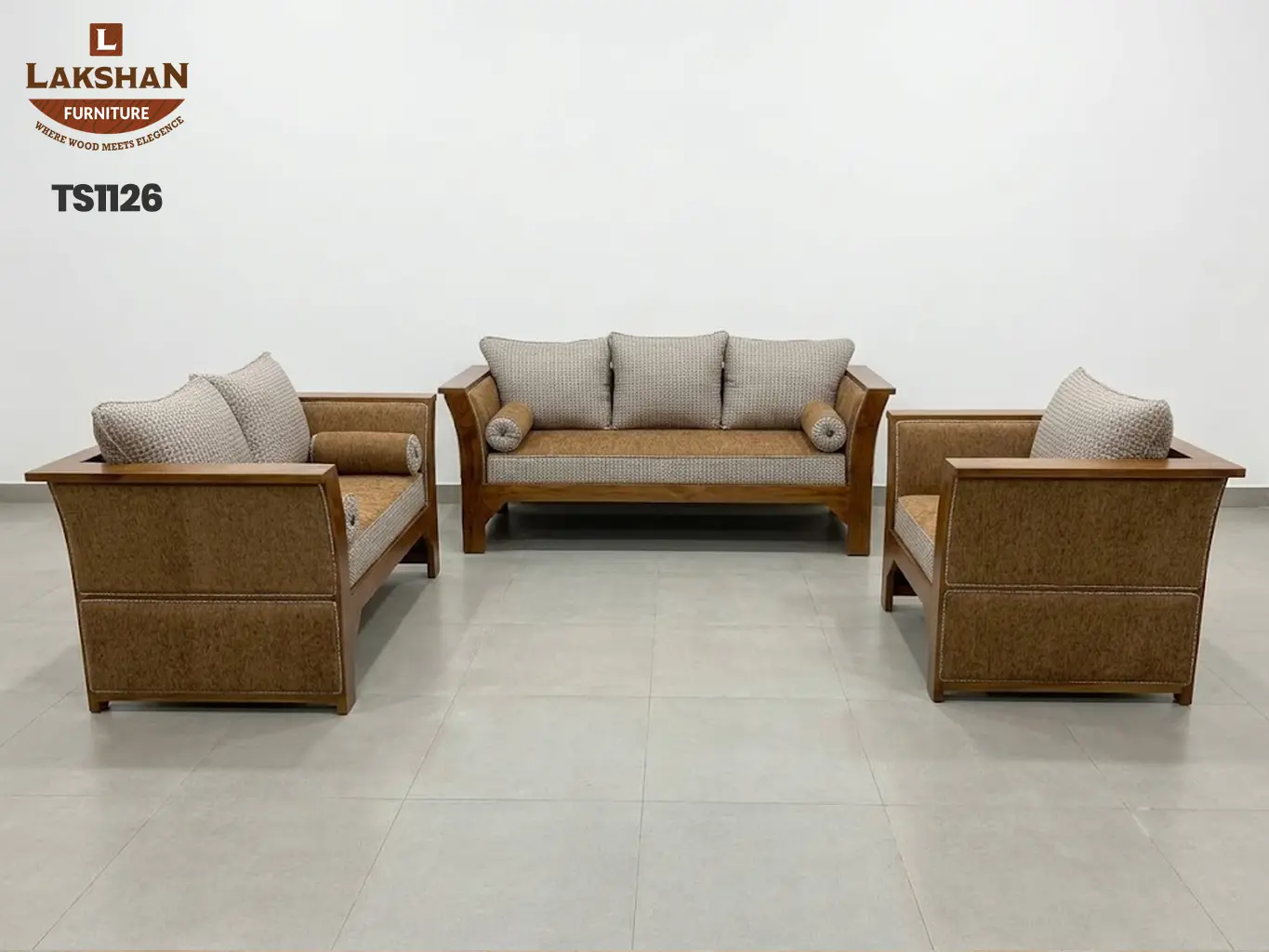 TS1126 Teak Sofa - View 1