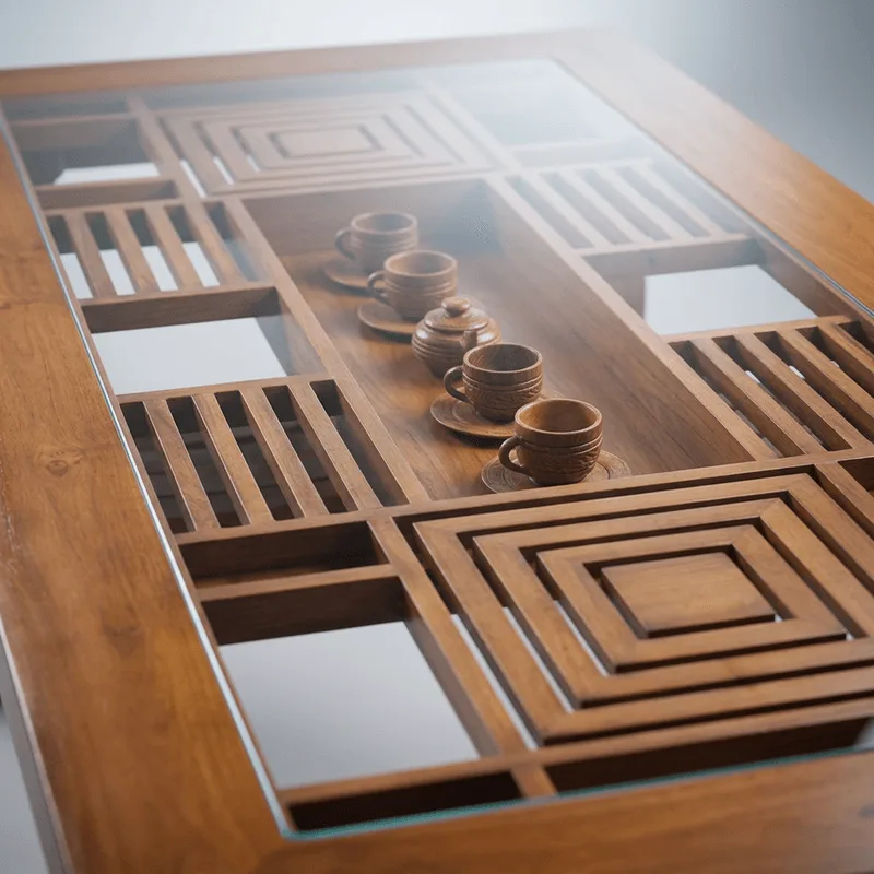 TDNT1137 Teak Dining Table - View 2